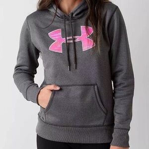 Under Armor fitness hoodie athletic thermal sweater long sleeve gym sweatshirt